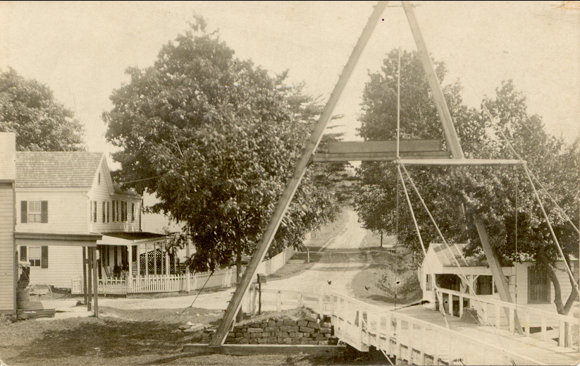AFrame Bridge At Port Mercer; c1915