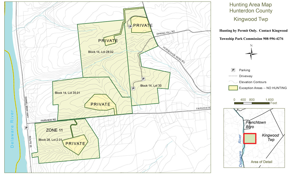 Kingwood Township Hunting Map 