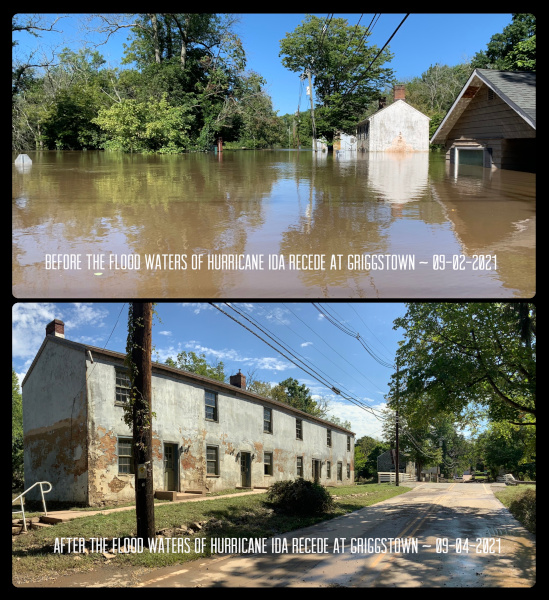 The Griggstown Cause Before and After Flood Waters Recede
